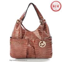 michael kors reliëf groot bruin hobo Tassen Belgie 09xp1568